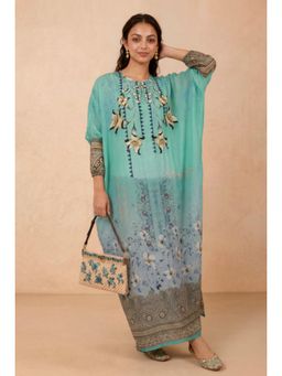 Shetab Kazmi - Green Laguna Maxi Dress
