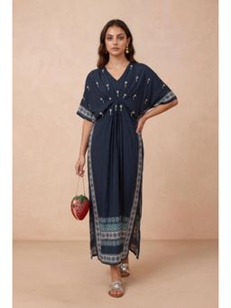 Shetab Kazmi - Navy Blue Nocturne Maxi Dress
