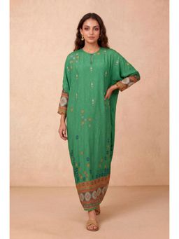 Shetab Kazmi - Green Verde Maxi Dress