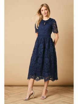 Oasis - Occasion Lace Collared Midi Dress