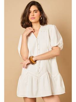 Oasis - Lace Trim Mini Dress