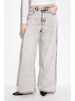 Misspap - Premium Distressed Wash Seam Front Boyfriend Jeans