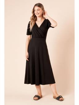 Dorothy Perkins - Wrap Front Midi Dress