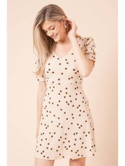 Dorothy Perkins - Pink Floral V Neck Short Sleeve Mini Dress