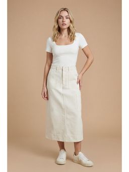 Dorothy Perkins - Utility Denim Midi Skirt