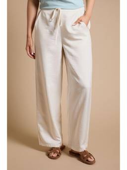 Dorothy Perkins - Satin Relaxed Drawstring Contrast Trouser