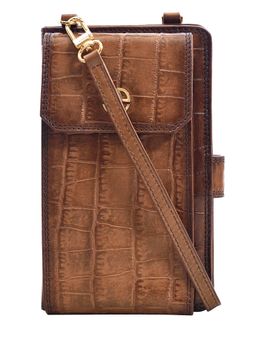 Eske - Roisin Wallet, Britishtan Hand-Stitched Croco