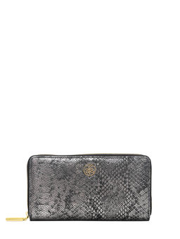Eske - Cloewe Zip Around Wallet, Black Python
