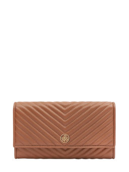 Eske - Tan Nappa Medina Zip Around Wallet For Womens