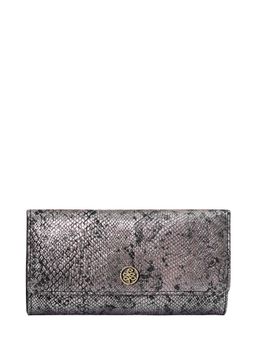 Eske - Black Python Cosmos Lucie Tri-Fold Wallet For Womens