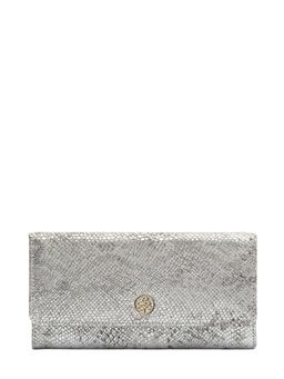 Eske - Silver Python Lucie Tri-Fold Wallet For Womens