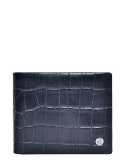 Eske - Santiago Leather Men's Wallet with 6 Card Slots Stylish Men's Leather Wallet Navy Blue