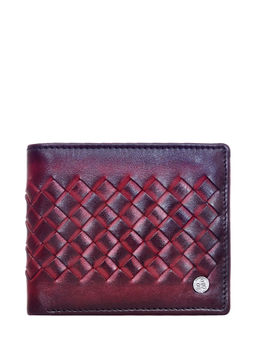 Eske - Two Fold Genuine Leather Wallet for Men Wine