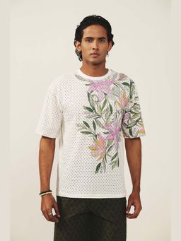 Muvazo - Violet Garden White Tshirt