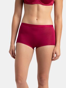 Jockey - 1810 Women Full Coverage Micro Modal Elastane Boy Shorts - Anemone