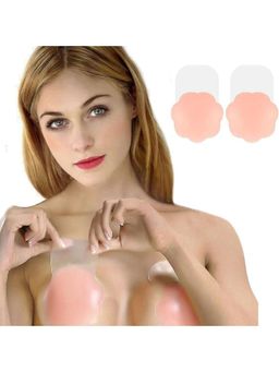 BRACHY - Silicone Stick-On Adhesive Backless Dry Fit Breast Push Up Nipple Pad Bra Nude