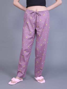evolove - Cotton Pyjama for Women Purple