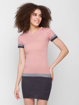 Globus - Colourblocked Pink Dress