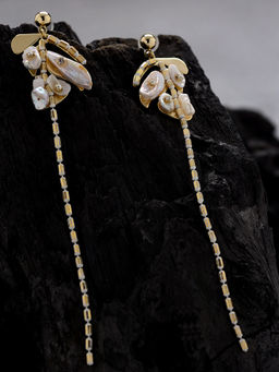 E2O - Gold Tassel Earrings For Women