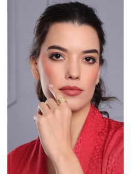 Royal Pitarah - Gold Star Flower Adjustable Ring