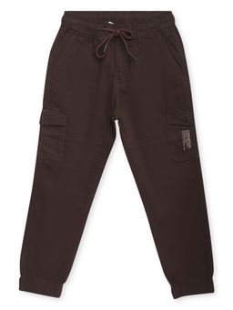 Cantabil - Boys Solid Brown Joggger