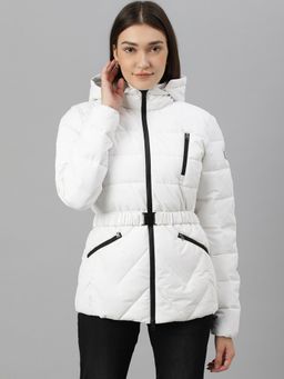 WOODS - Women White Hooded Jackets (Set of 2)