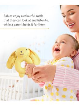 Bonfino - Premium Bear Soft Rattle (3-12 Months)