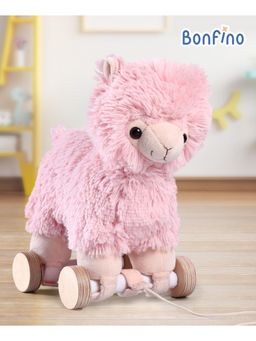Bonfino - Premium Lama Plush Pull Toy (3 Years)