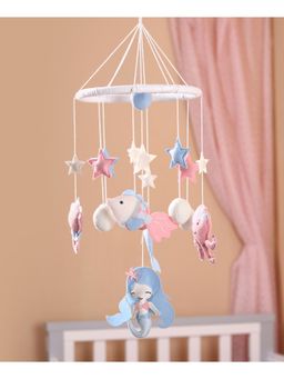 Bonfino - Premium Mermaid Hanging Rattle Toy for Cradle (0-36 Months)