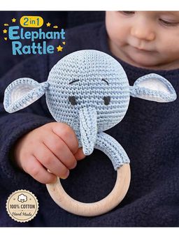 Bonfino - Premium Crochet Wooden Jumbo Rattle (3-12 Months)