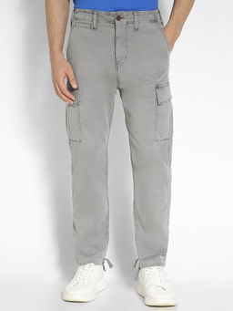 American Eagle - Men Grey Flex Slim Lived-In Cargo Pant