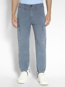 American Eagle - Men Blue Flex Slim Lived-In Cargo Pant