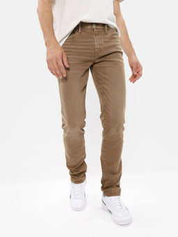 American Eagle - Men Brown Air Flex+ Slim Fit Jeans