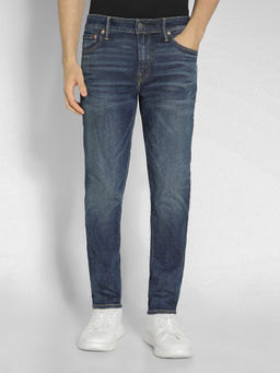 American Eagle - Men Navy Blue Air Flex+ Slim Fit Jeans