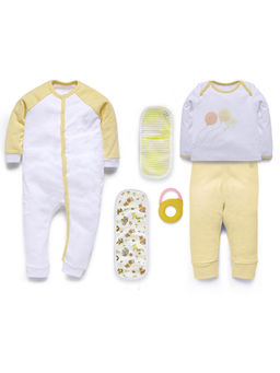My Milestones - Infant Essentials Clothing Gift Set 0-6 Months-Yellow