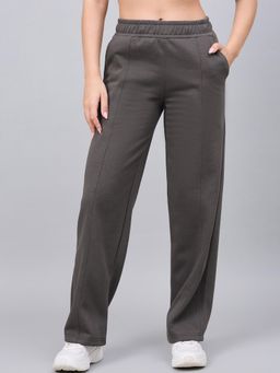 98 Degree North - Women Straight Fit Fleece Track Pants - Olive