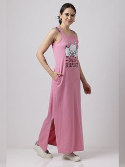 Slumber Jill - Pink Luxe Lounge Nightdress