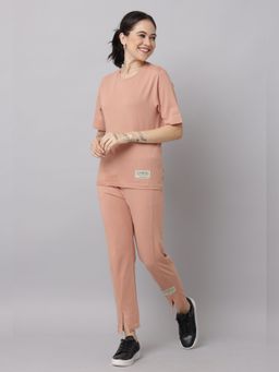 Slumber Jill - Peach Slumber Jill Premium T-Shirt with Pant (Set of 2)