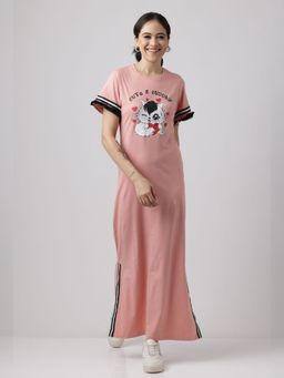 Slumber Jill - Pink Snooze Style Comfort Nightdress