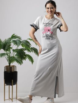 Slumber Jill - Grey Snooze Style Comfort Nightdress