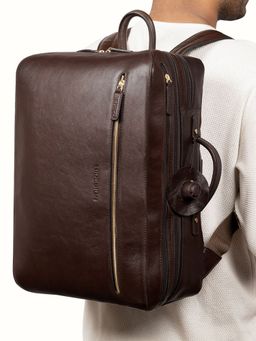 Hidesign - Pisco 02 Genuine Leather Men's Backpack - Brown