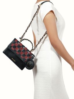 Hidesign - Peyote 03 Genuine Leather Women's Sling Bag - Black