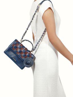 Hidesign - Peyote 03 Genuine Leather Women's Sling Bag - Blue