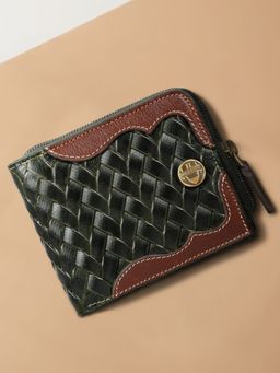 Hidesign - Pisco W2 Genuine Leather Men's Bifold Wallet - Green