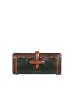 Hidesign - Churro W3 Genuine Leather Women's Bifold Wallet - Green