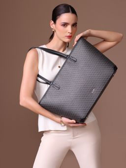 Kazo - Black Marcelle Tote Bag (L)
