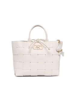 Akiki London - Edmonton 34 Tote Bag with Detachable Strap-Off-White (L)