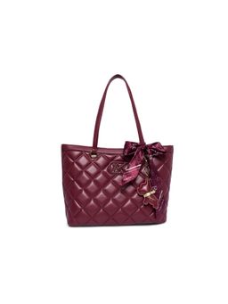 Akiki London - Vauxhall 36 Tote Bag-Wine (L)