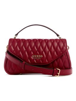 Guess - Women Quilted Valla Top Handle Flap Crossbody Bag
