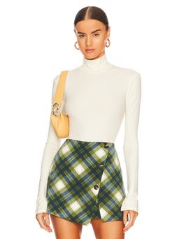 Weworewhat - Turtle Neck Bodysuit Ivory